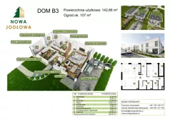 Dom 142,00 m², oferta nr B3, Nowa Jodłowa, Koczargi Stare, ul. Jodłowa