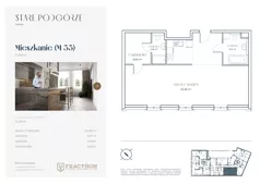 1 pokój, mieszkanie 68,73 m², piętro 3, oferta nr A.33, Stare Podgórze, Kraków, Podgórze, pl. Emila Serkowskiego/ul. Kalwaryjska