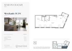 1 pokój, mieszkanie 107,40 m², piętro 4, oferta nr A.39, Stare Podgórze, Kraków, Podgórze, pl. Emila Serkowskiego/ul. Kalwaryjska