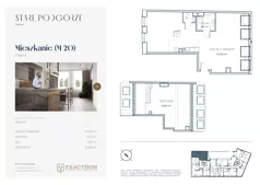 1 pokój, mieszkanie 70,16 m², piętro 3, oferta nr A.20, Stare Podgórze, Kraków, Podgórze, pl. Emila Serkowskiego/ul. Kalwaryjska