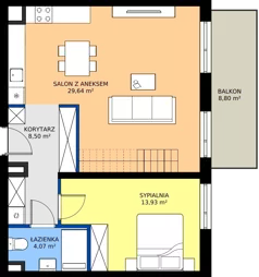 2 pokoje, apartament 81,72 m², piętro 3, oferta nr R103/06, Harmony Garden, Opole, Armii Krajowej, ul. Sosnowskiego / Pużaka