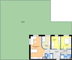4 pokoje, apartament 74,39 m², parter, oferta nr R100/18, Harmony Garden, Opole, Armii Krajowej, ul. Sosnowskiego / Pużaka