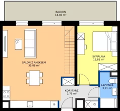 2 pokoje, apartament 85,82 m², piętro 2, oferta nr R102/20, Harmony Garden, Opole, Armii Krajowej, ul. Sosnowskiego / Pużaka
