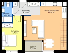 2 pokoje, apartament 75,60 m², piętro 2, oferta nr R102/09, Harmony Garden, Opole, Armii Krajowej, ul. Sosnowskiego / Pużaka