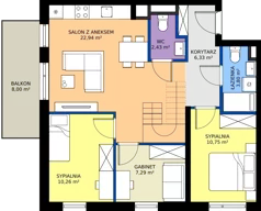 4 pokoje, apartament 81,70 m², piętro 2, oferta nr R102/10, Harmony Garden, Opole, Armii Krajowej, ul. Sosnowskiego / Pużaka