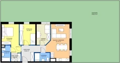 4 pokoje, apartament 75,42 m², parter, oferta nr R100/01, Harmony Garden, Opole, Armii Krajowej, ul. Sosnowskiego / Pużaka