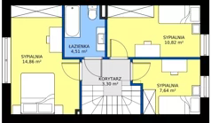 Dom 82,70 m², oferta nr 2B, Osiedle Sadowa 2, Sochaczew, Kozłów Biskupi, ul. Sadowa