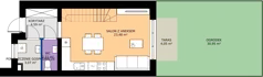 Dom 65,20 m², oferta nr 2A, Osiedle Sadowa 2, Sochaczew, Kozłów Biskupi, ul. Sadowa