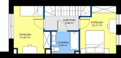 Dom 65,20 m², oferta nr 2A, Osiedle Sadowa 2, Sochaczew, Kozłów Biskupi, ul. Sadowa