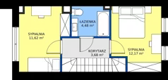 Dom 65,20 m², oferta nr 1B, Osiedle Sadowa 2, Sochaczew, Kozłów Biskupi, ul. Sadowa