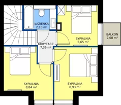 Dom 66,08 m², oferta nr A3, GIEWONT HILL VILLAS, Kościelisko, ul. Strzelców Podhalańskich 10