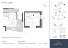 Dom 66,08 m², oferta nr A12, GIEWONT HILL VILLAS, Kościelisko, ul. Strzelców Podhalańskich 10