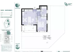 2 pokoje, mieszkanie 38,45 m², parter, oferta nr A.07, Mazury Golf Apartments, Naterki, ul. Golfowa