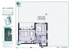 2 pokoje, mieszkanie 48,13 m², parter, oferta nr 894654, Mazury Golf Apartments, Naterki, ul. Golfowa