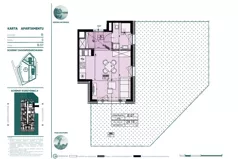2 pokoje, mieszkanie 29,19 m², parter, oferta nr 228601, Mazury Golf Apartments, Naterki, ul. Golfowa