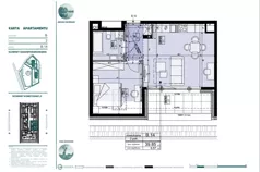 2 pokoje, mieszkanie 39,85 m², piętro 2, oferta nr B.14, Mazury Golf Apartments, Naterki, ul. Golfowa