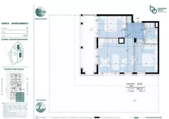 3 pokoje, mieszkanie 50,21 m², parter, oferta nr 976687, Mazury Golf Apartments, Naterki, ul. Golfowa
