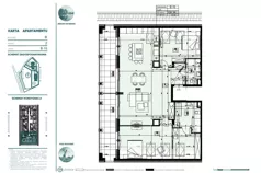 3 pokoje, mieszkanie 108,38 m², piętro 2, oferta nr 191387, Mazury Golf Apartments, Naterki, ul. Golfowa