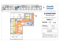 4 pokoje, mieszkanie 69,10 m², parter, oferta nr 24, Cicha 21, Mińsk Mazowiecki, ul. Cicha 21