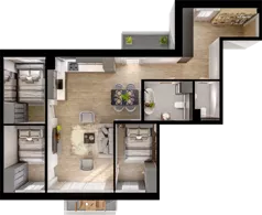 4 pokoje, mieszkanie 76,00 m², piętro 1, oferta nr 49, Cicha 21, Mińsk Mazowiecki, ul. Cicha 21
