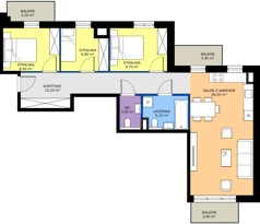 4 pokoje, mieszkanie 73,30 m², piętro 2, oferta nr 30, Cicha 21, Mińsk Mazowiecki, ul. Cicha 21