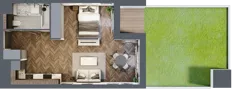2 pokoje, mieszkanie 38,53 m², piętro 4, oferta nr 2.2/4/M2, Lechicka 65, Poznań, Piątkowo, ul. Lechicka 65