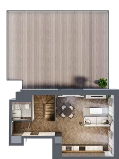 3 pokoje, mieszkanie 67,69 m², piętro 7, oferta nr 2.2/7/M4, Lechicka 65, Poznań, Piątkowo, ul. Lechicka 65