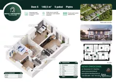 Dom 148,57 m², oferta nr 5, Nova Owocowa, Mińsk Mazowiecki, ul. Owocowa