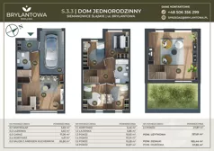 Dom 137,61 m², oferta nr S.3.3, Brylantowa Enklawa - domy, Siemianowice Śląskie, Bytków, ul. Brylantowa