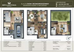 Dom 162,65 m², oferta nr S.4.2, Brylantowa Enklawa II etap - domy, Siemianowice Śląskie, Bytków, ul. Brylantowa