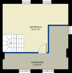 Dom 114,59 m², oferta nr A1, Juranda Village, Warszawa, Białołęka, Brzeziny, ul. Piasta Kołodzieja
