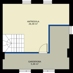 Dom 129,88 m², oferta nr C1, Juranda Village, Warszawa, Białołęka, Brzeziny, ul. Piasta Kołodzieja