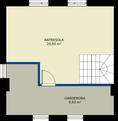 Dom 133,12 m², oferta nr A2, Juranda Village, Warszawa, Białołęka, Brzeziny, ul. Piasta Kołodzieja