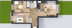 3 pokoje, mieszkanie 56,03 m², parter, oferta nr A.1.1.04, Botanika Skierniewice, Skierniewice, Aleja Macieja Rataja 18