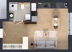 1 pokój, mieszkanie 32,46 m², piętro 2, oferta nr A.2.3.10, Botanika Skierniewice, Skierniewice, Aleja Macieja Rataja 18