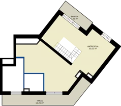 4 pokoje, mieszkanie 82,88 m², piętro 3, oferta nr M16, Madalińskiego, Gdańsk, Chełm, ul. Antoniego Madalińskiego