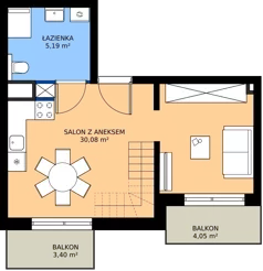 3 pokoje, mieszkanie 61,32 m², piętro 3, oferta nr M17, Madalińskiego, Gdańsk, Chełm, ul. Antoniego Madalińskiego