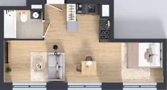 1 pokój, mieszkanie 31,79 m², piętro 7, oferta nr M-40, Westo Wola, Warszawa, Wola, Odolany, ul. Jana Kazimierza 72