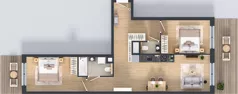 3 pokoje, mieszkanie 68,52 m², piętro 1, oferta nr M-51, Westo Wola, Warszawa, Wola, Odolany, ul. Jana Kazimierza 72