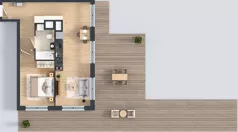 2 pokoje, mieszkanie 51,62 m², piętro 3, oferta nr M-65, Westo Wola, Warszawa, Wola, Odolany, ul. Jana Kazimierza 72