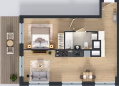 2 pokoje, mieszkanie 51,62 m², piętro 5, oferta nr M-82, Westo Wola, Warszawa, Wola, Odolany, ul. Jana Kazimierza 72