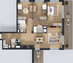 4 pokoje, mieszkanie 91,81 m², piętro 5, oferta nr M-88, Westo Wola, Warszawa, Wola, Odolany, ul. Jana Kazimierza 72