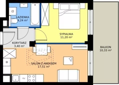 2 pokoje, mieszkanie 36,35 m², piętro 2, oferta nr M21, Westo Wola, Warszawa, Wola, Odolany, ul. Jana Kazimierza 72