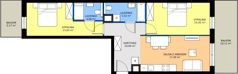 3 pokoje, mieszkanie 64,26 m², piętro 2, oferta nr M20, Westo Wola, Warszawa, Wola, Odolany, ul. Jana Kazimierza 72