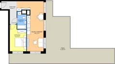 2 pokoje, mieszkanie 51,62 m², piętro 3, oferta nr M65, Westo Wola, Warszawa, Wola, Odolany, ul. Jana Kazimierza 72
