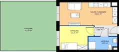 2 pokoje, mieszkanie 40,56 m², parter, oferta nr M48, Westo Wola, Warszawa, Wola, Odolany, ul. Jana Kazimierza 72