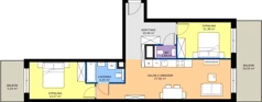 3 pokoje, mieszkanie 68,52 m², piętro 2, oferta nr M57, Westo Wola, Warszawa, Wola, Odolany, ul. Jana Kazimierza 72