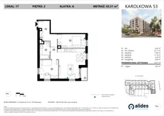 3 pokoje, mieszkanie 63,51 m², piętro 2, oferta nr A.02.L.17, ReVola, Warszawa, Wola, Młynów, ul. Karolkowa 53