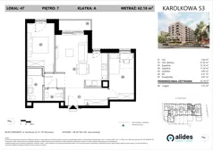 3 pokoje, mieszkanie 21,87 m², piętro 7, oferta nr A.07.L.47, ReVola, Warszawa, Wola, Młynów, ul. Karolkowa 53