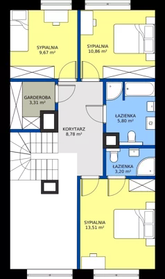 Dom 131,08 m², oferta nr A1, Duo Park, Bojano, ul. Czynu Tysiąclecia